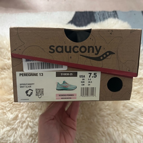 NIB Saucony Peregrine 13 women’s trail running shoes - Picture 4 of 4